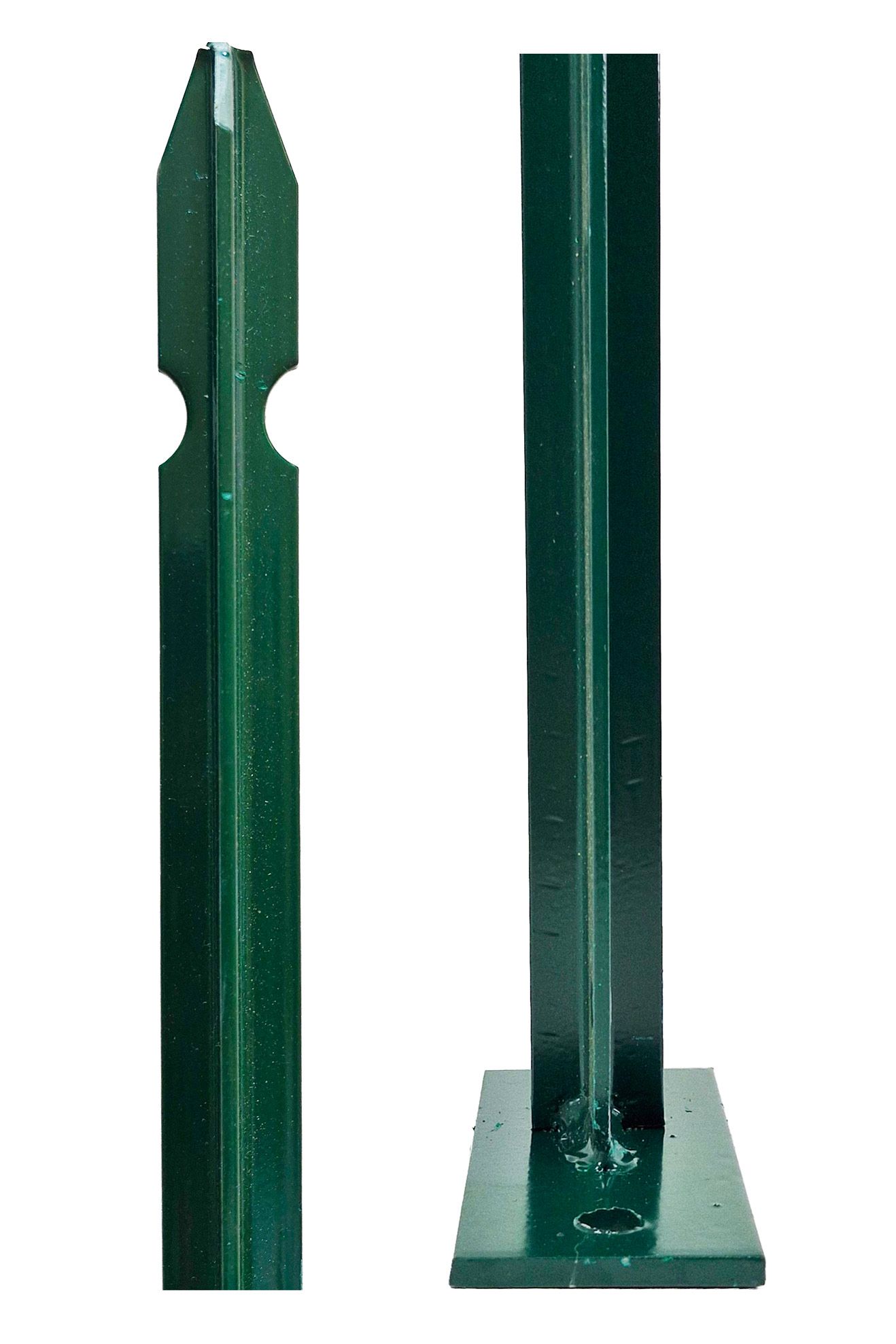 Palo T+piastra verde H150/161cm 2,42kg