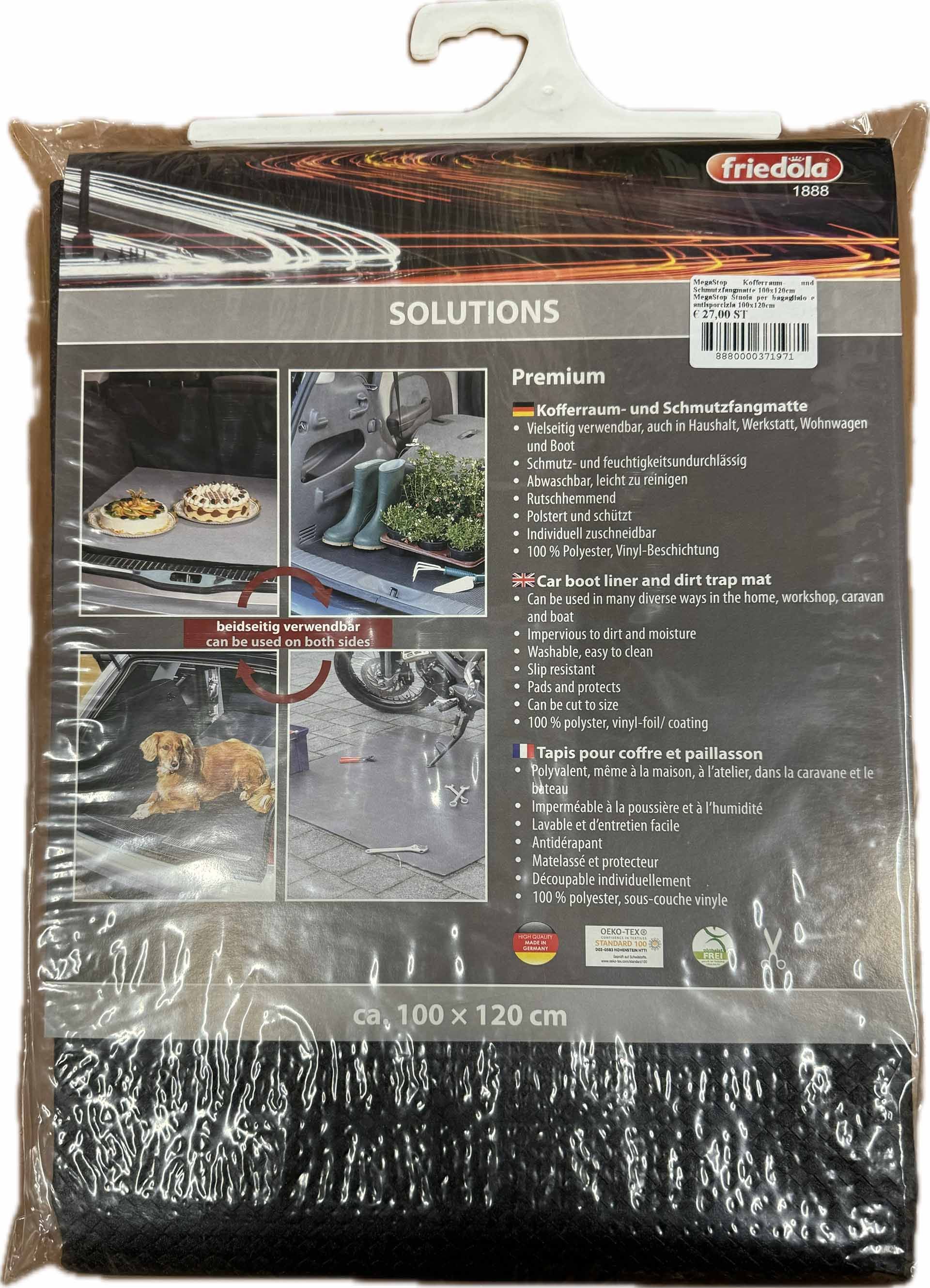 MegaStop Stuoia per bagagliaio e antisporcizia 100x120cm