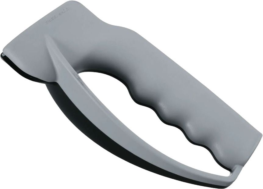 Knife sharpener with hand guard