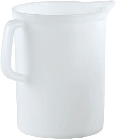 Messhafen 5lt weiß mit Skala