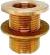 Piletta cassone+rosetta ottone giallo 2″ 72ST