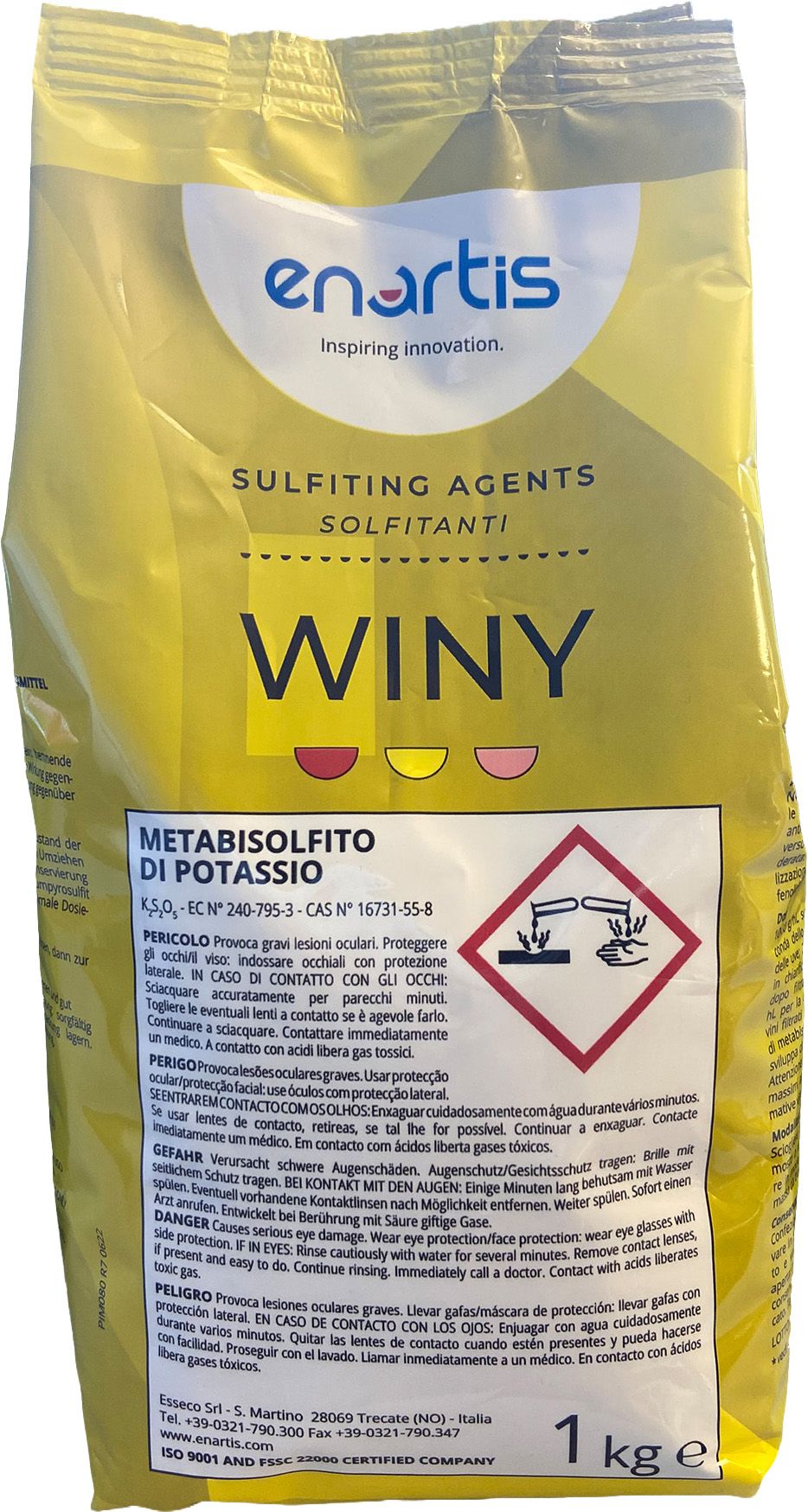 Metabisulfit 1kg Maische 10-20gr/hl