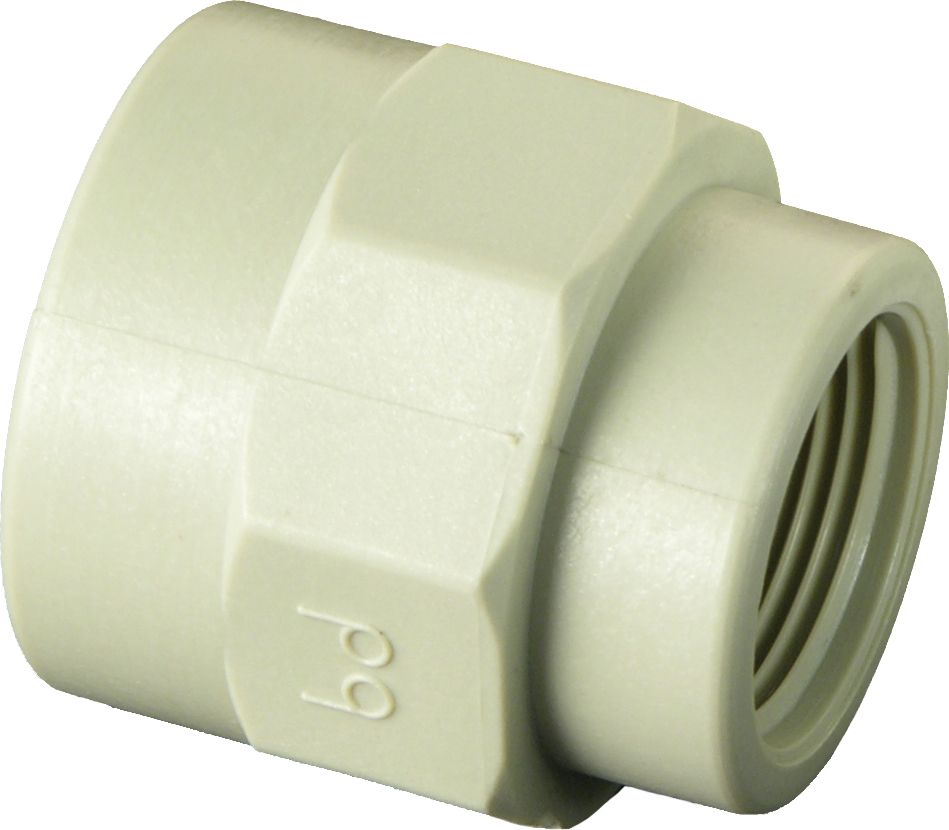 Muffe reduziert weiß 1″ x 3/4″ I-I