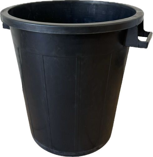 Bidone senza coperchio 100lt nero