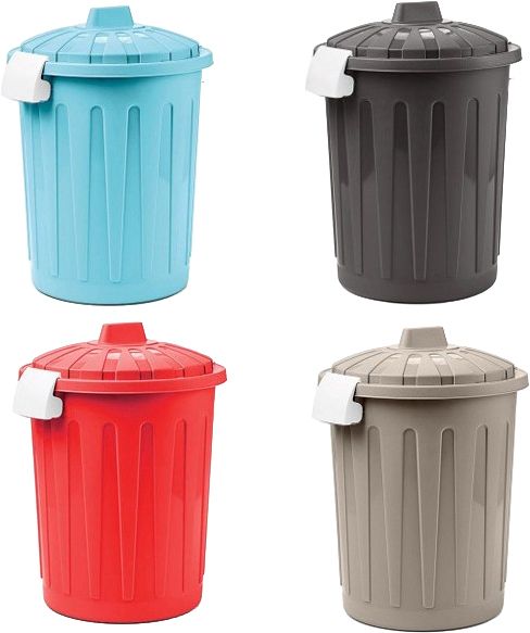 Bidone plastica 8lt