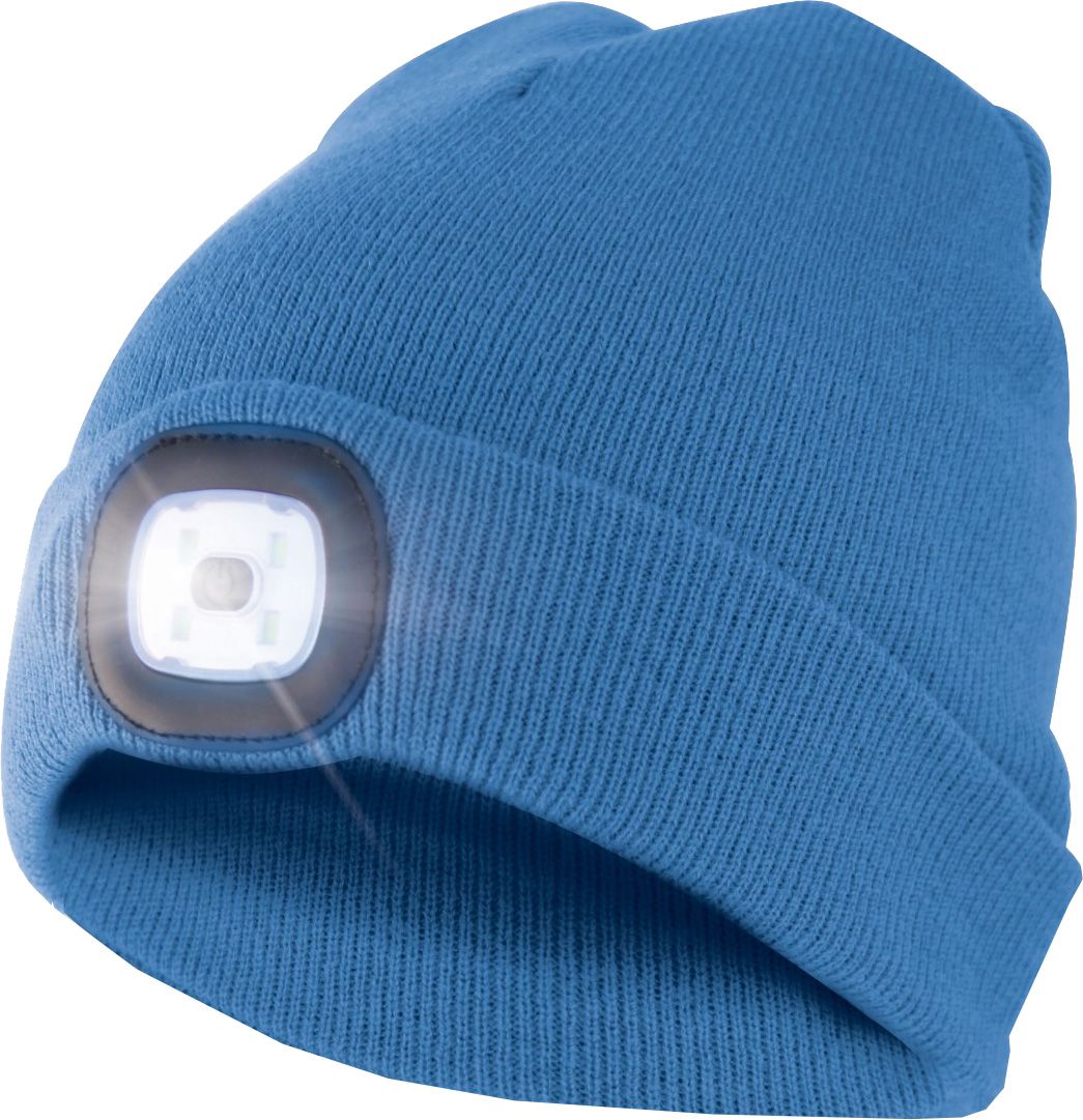 Mütze mit LED Lampe 100 Lumen wiederaufladbar