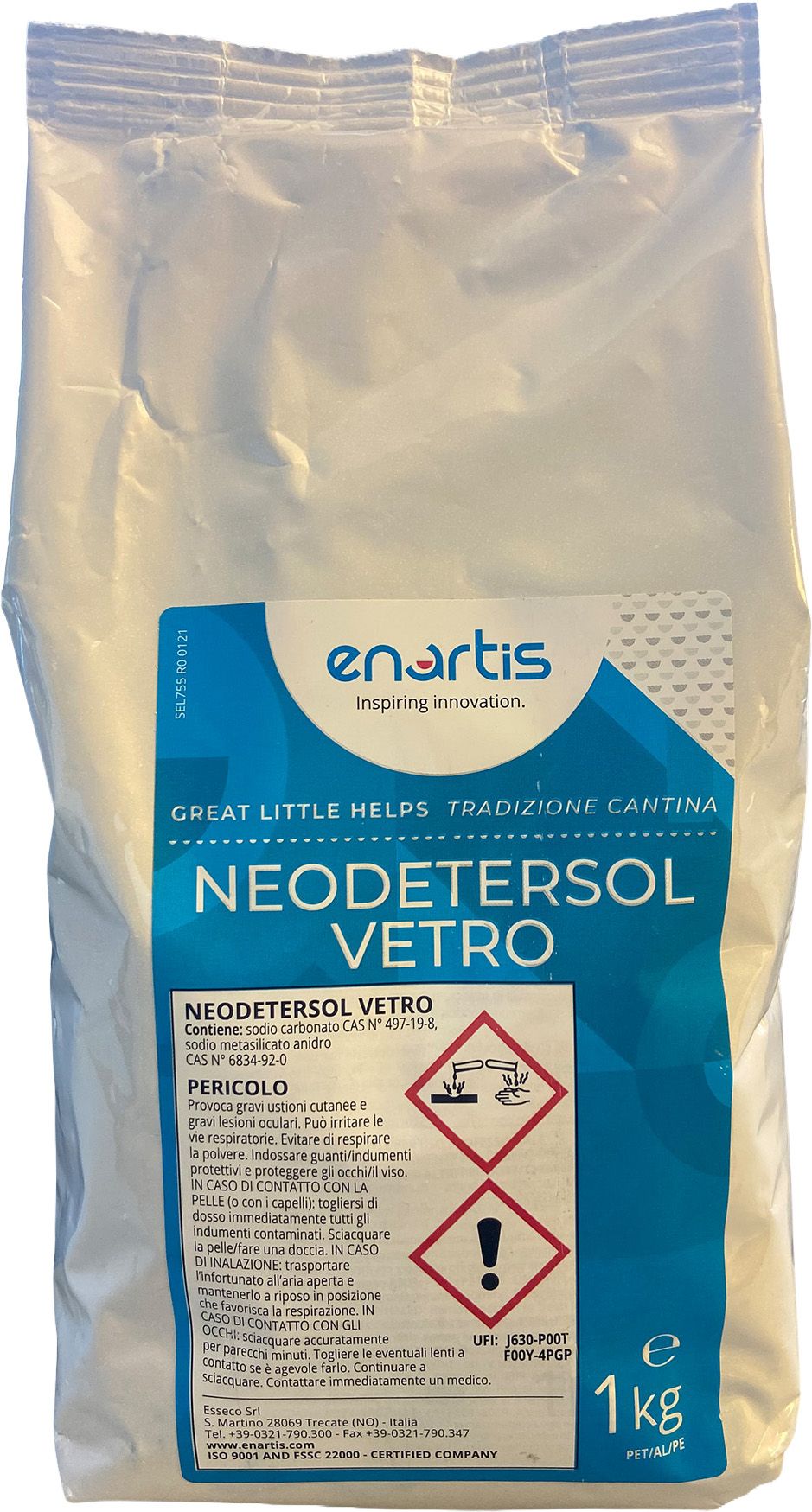Neodetersol per bottiglie in vetro 1kg