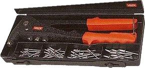 Rivettatrice con rivetti 2,4-3,2-4,0-4,8mm 80pz
