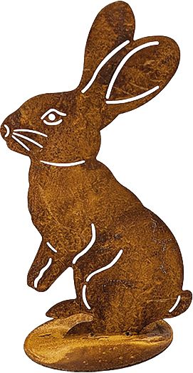 Easter bunny Franz standing metal 21x40cm