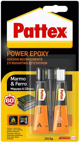 Pattex Marmo e ferro Blister 2x11ml
