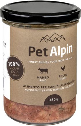 PetAlpin Dog Goulash wtih Beef&chicken 380 gr.