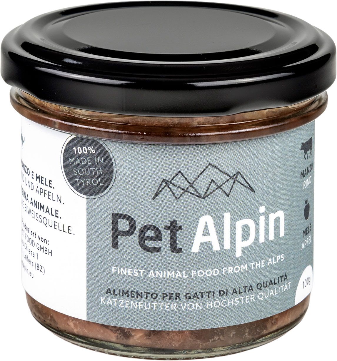 PetAlpin Cat Goulash wtih Beef&apple 100 gr.