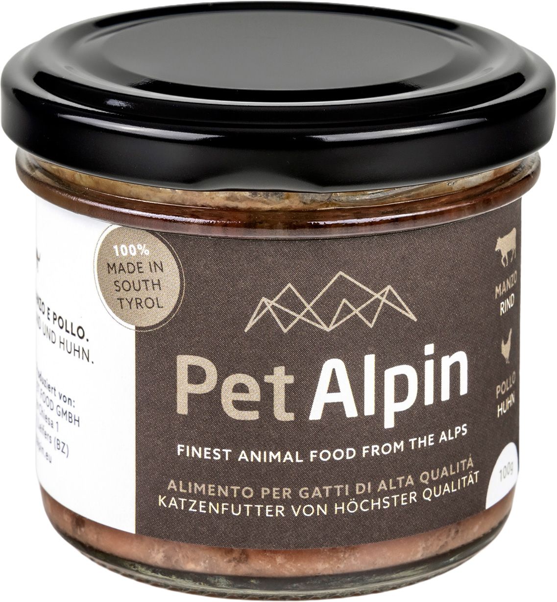 PetAlpin Cat Goulash wtih Beef&chicken 100 gr.
