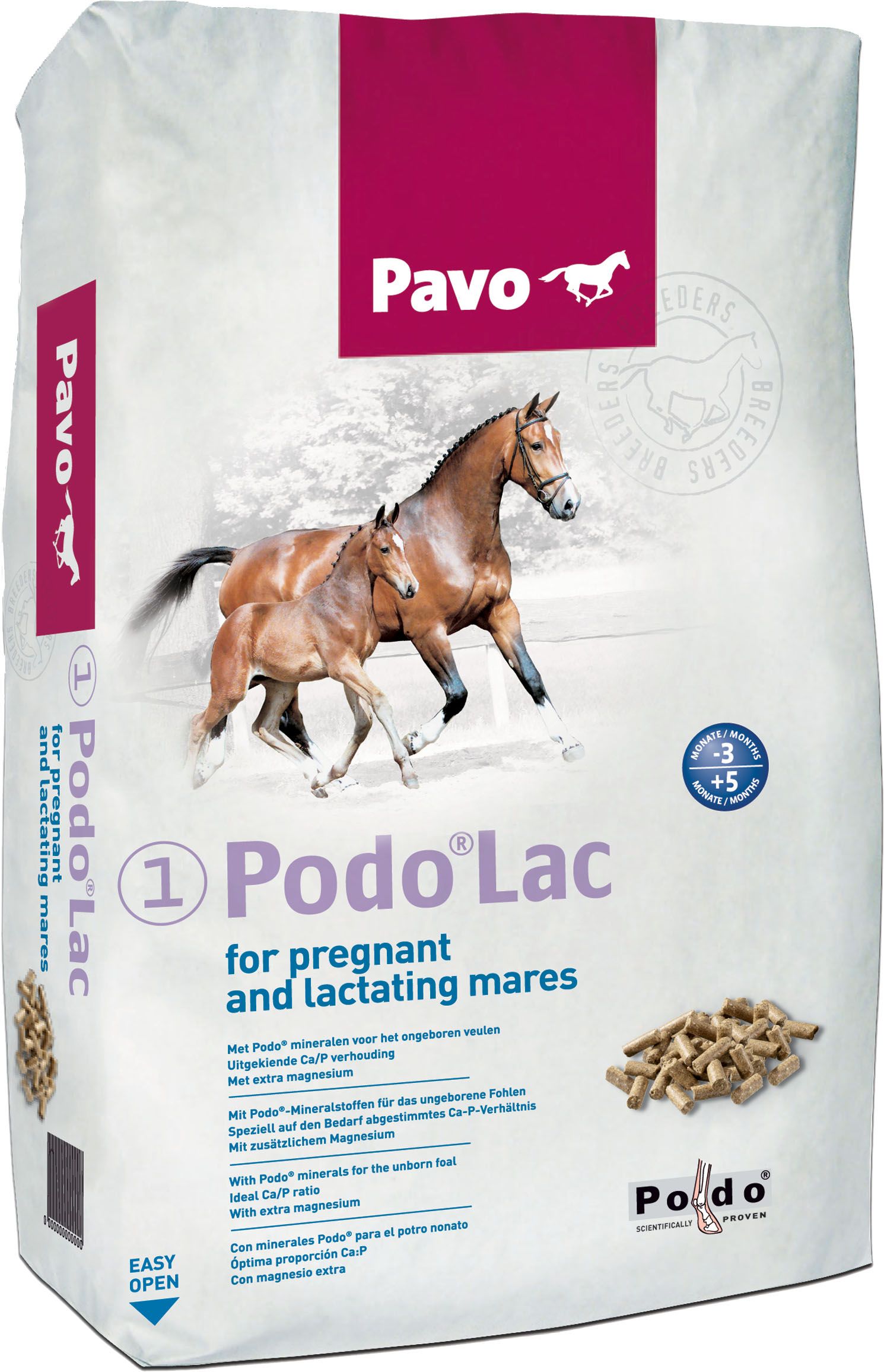 Pferd Pavo Podo®Lac Pellets 20kg 40/P