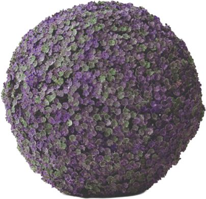 Plant decor ball „Vinca“ violet Ø38cm
