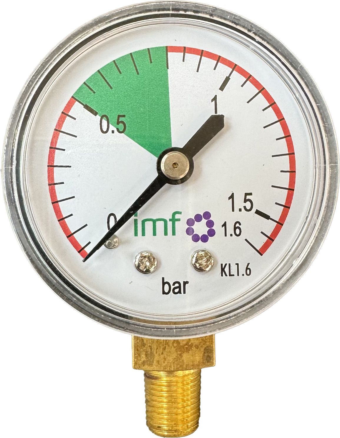 Pompa inox frutty-Manometro originale 1/8” ric.