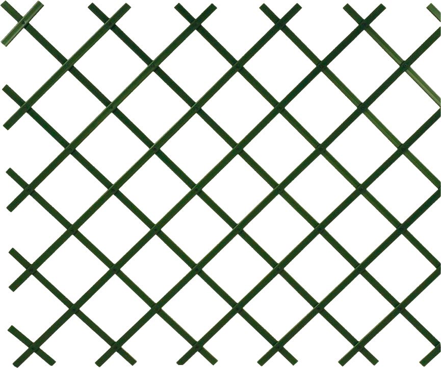 Traliccio rampicanti PVC verde 2x1m – 7550