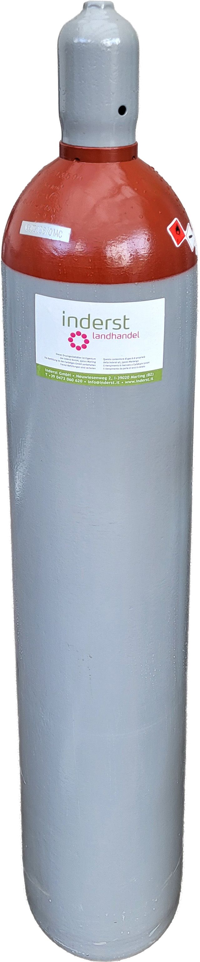 Riempimento gas 40lt Acetilene