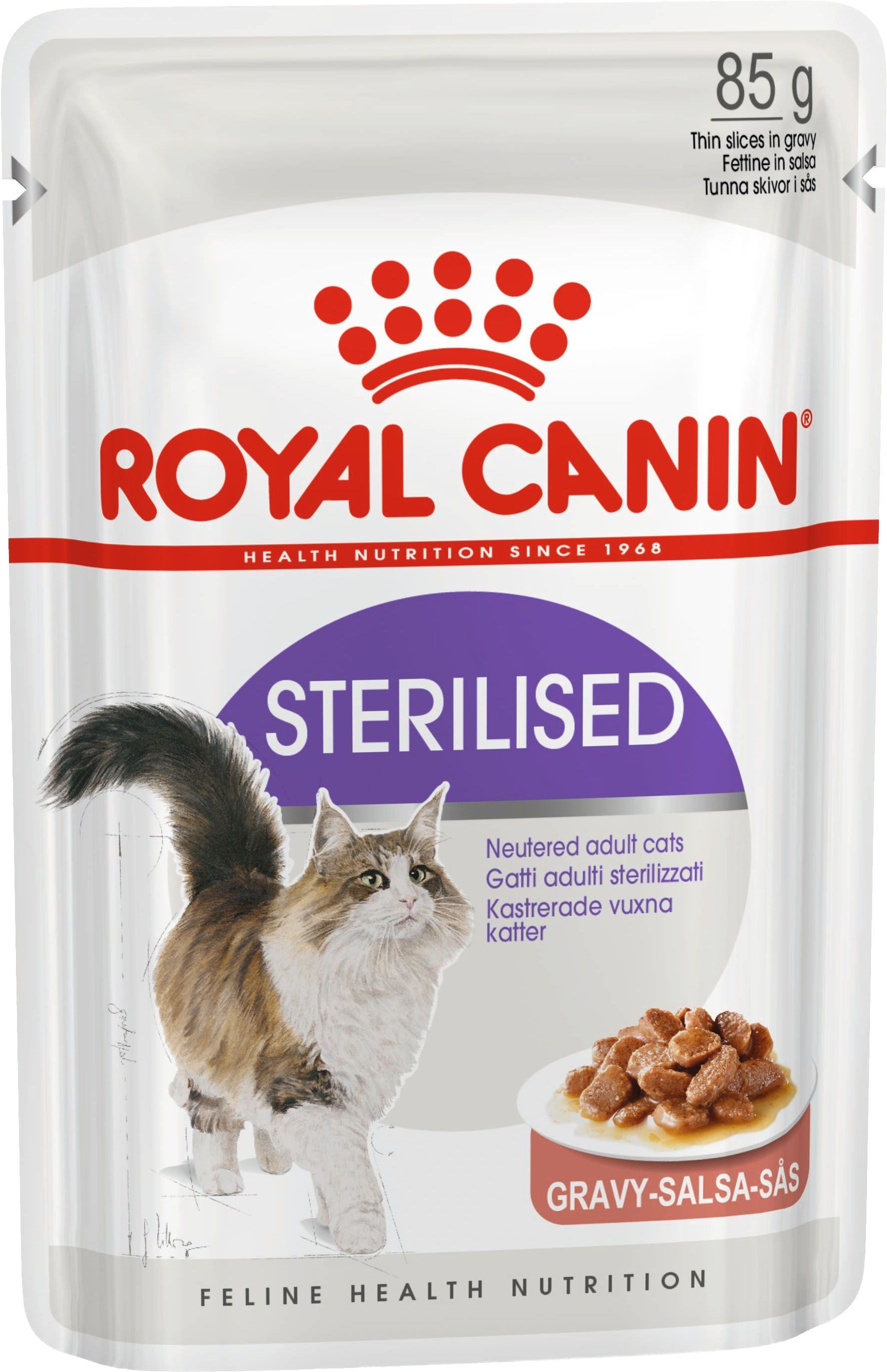 RC CAT FHN Wet Sterilised gravy GR 85