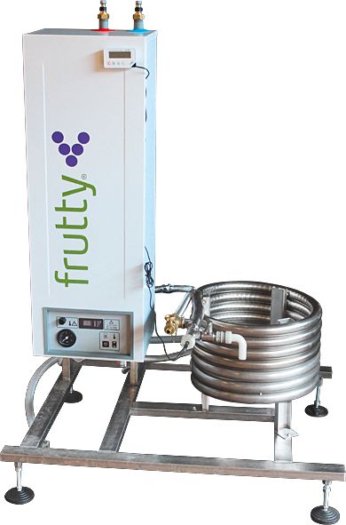 Pasteurizer frutty 100l/h electric 9kW manual