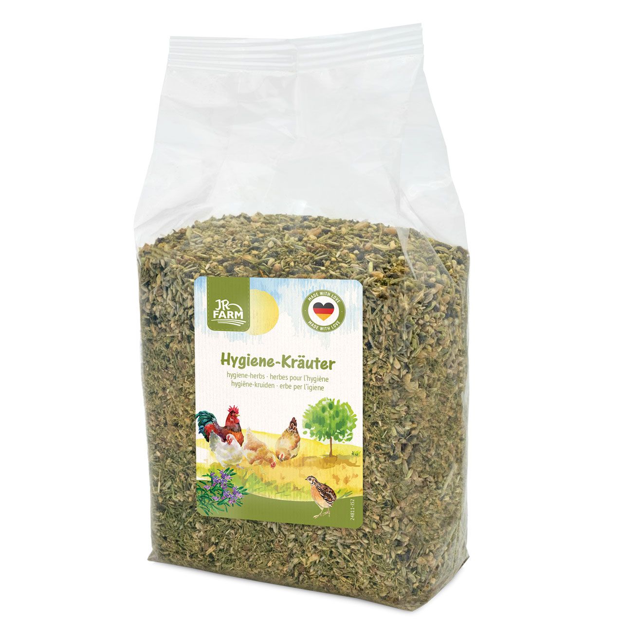 JR Garden erbe igieniche per galline e quaglie 400g