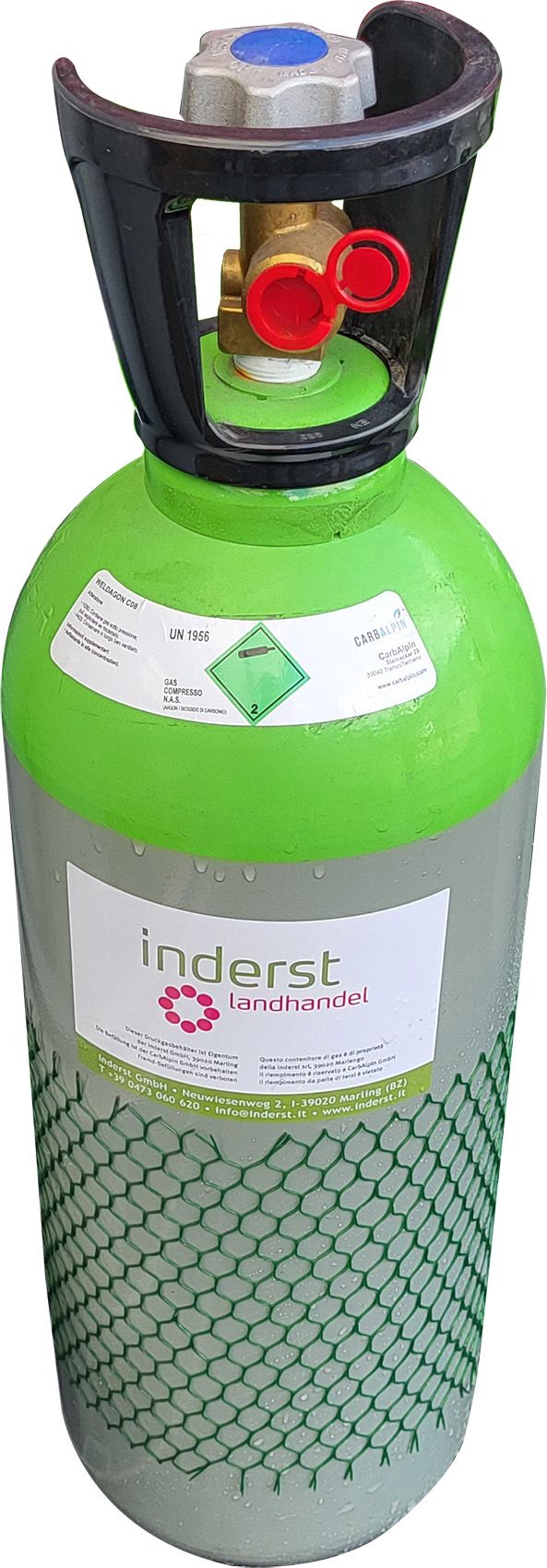 Riempimento gas 14lt Corgon 10